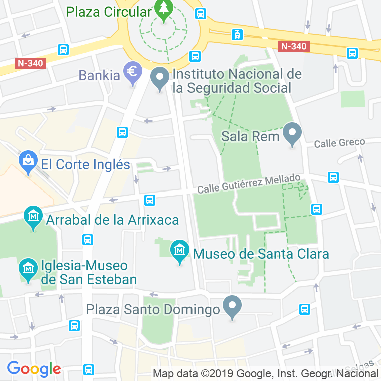 Código Postal calle Alfonso X El Sabio en Murcia