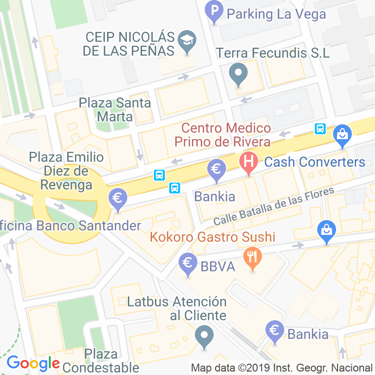 Código Postal calle Aljada en Murcia
