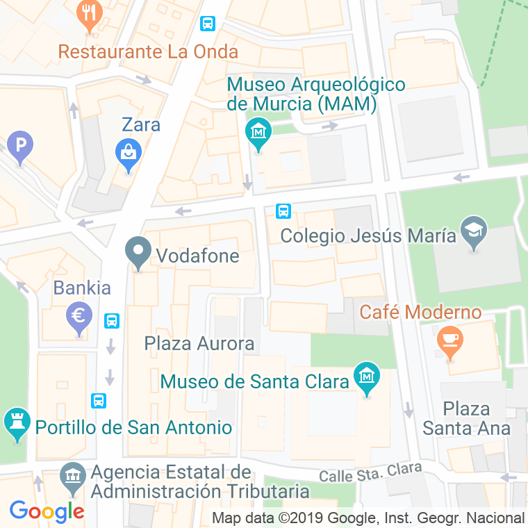 Código Postal calle Carlos Iii en Murcia