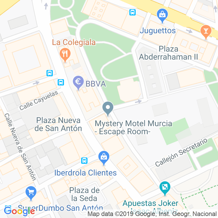Código Postal calle Huerto Manu en Murcia