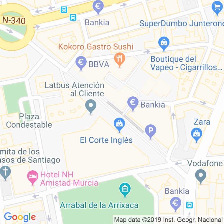 Código Postal calle Libertad, avenida en Murcia