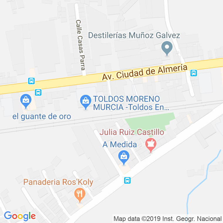 Código Postal calle Aledo en Murcia