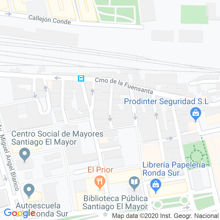 Código Postal calle Francisco Lopez en Murcia