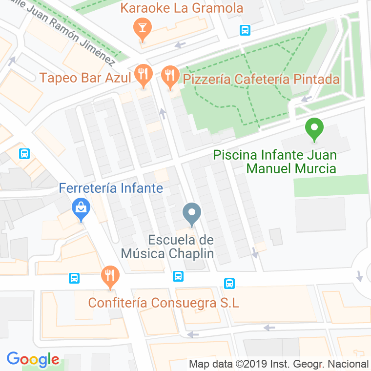 Código Postal calle Arenal en Murcia