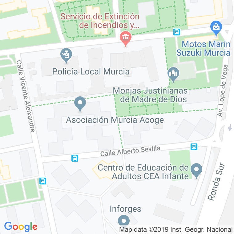 Código Postal calle Doctor Manuel Serrano en Murcia