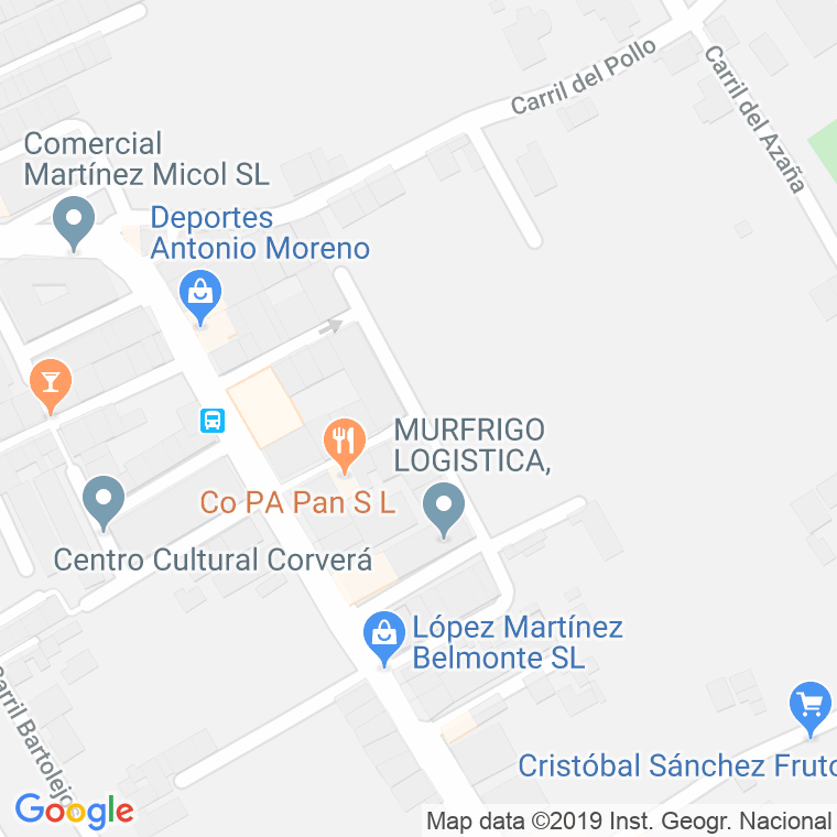 Código Postal calle Escultor Jose Hernandez Navarro en Murcia