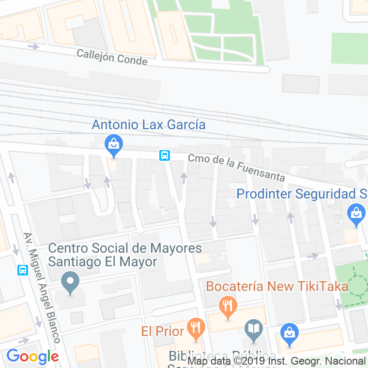 Código Postal calle Belones en Murcia
