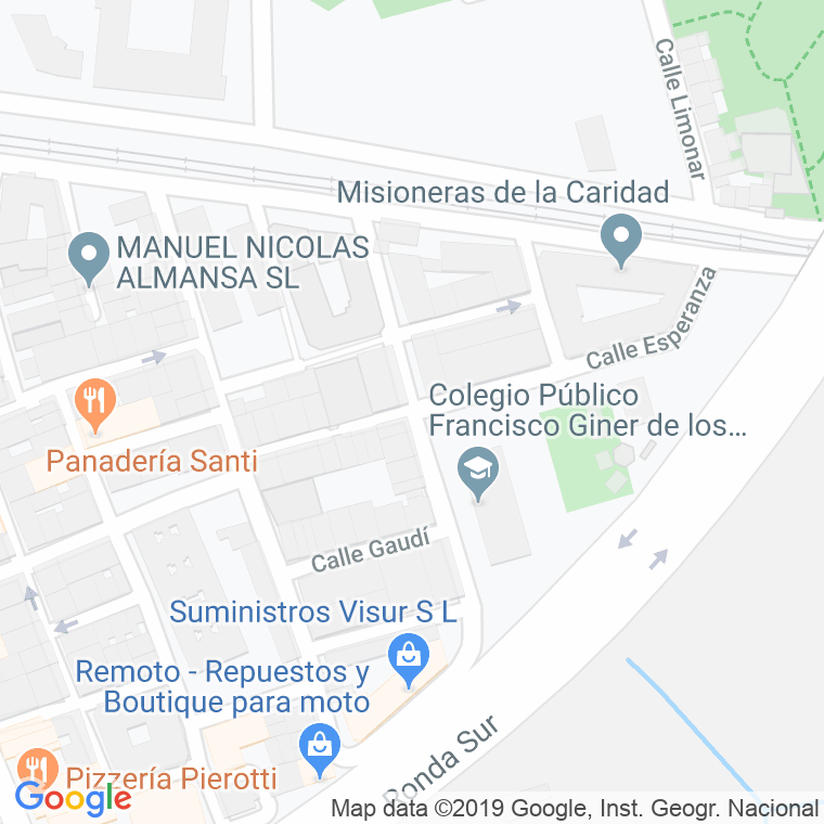 Código Postal calle Bravo Murillo en Murcia