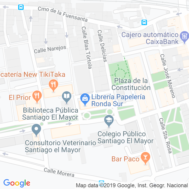 Código Postal calle Francisco De Orellana en Murcia