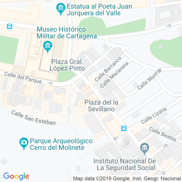 Código Postal calle Carnicerias en Cartagena