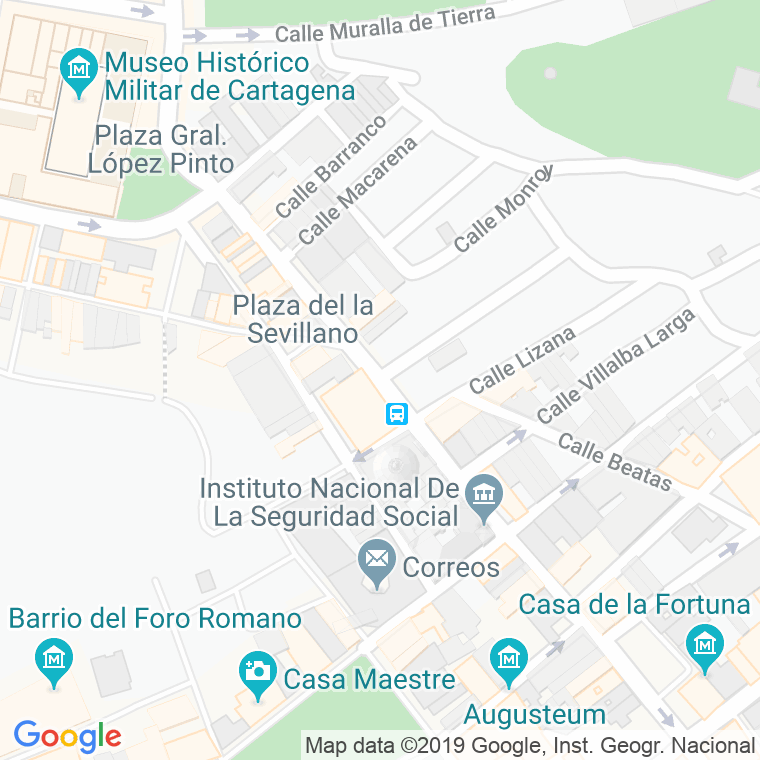 Código Postal calle Serreta en Cartagena