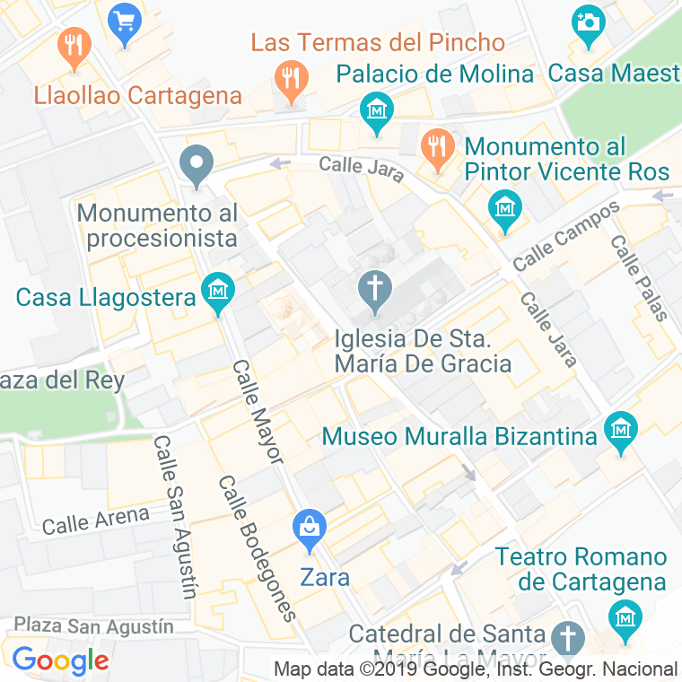 Código Postal calle Aire (Santa Lucia) en Cartagena