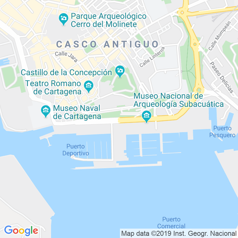 Código Postal calle Alfonso Xii (Tramo Ferial), paseo en Cartagena