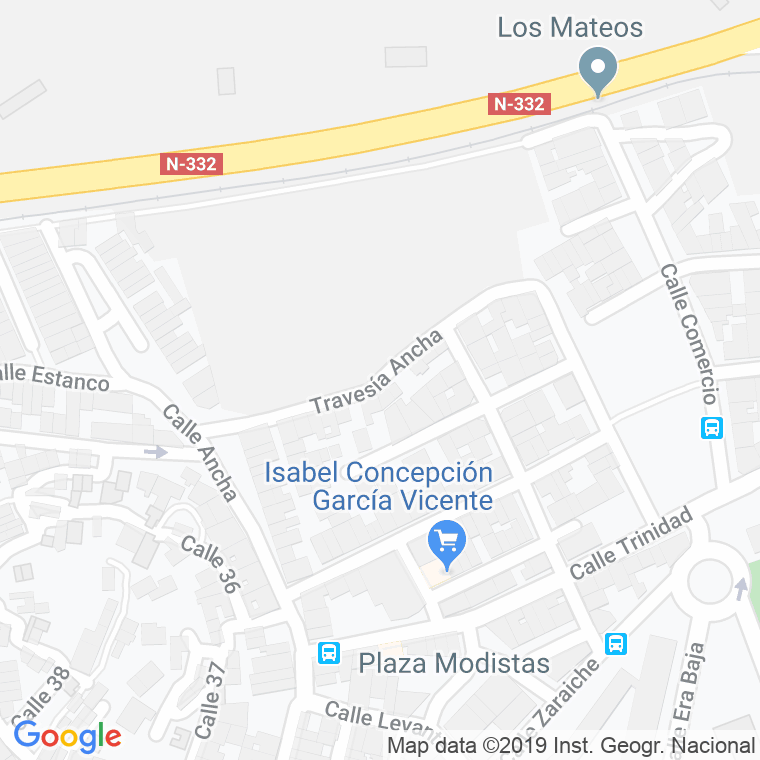 Código Postal calle Ancha en Cartagena