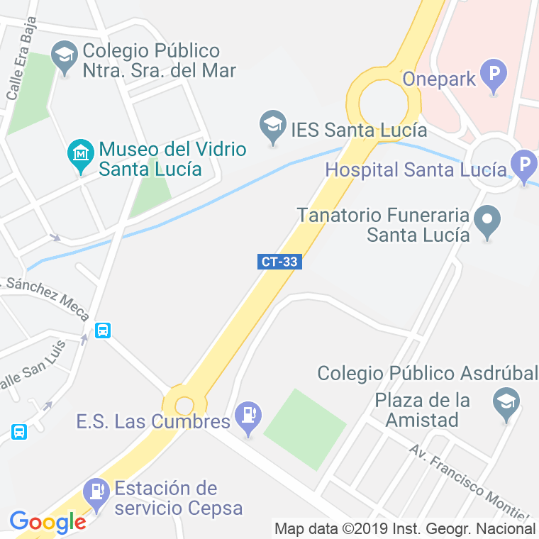 Código Postal calle Cabo De Aguas en Cartagena