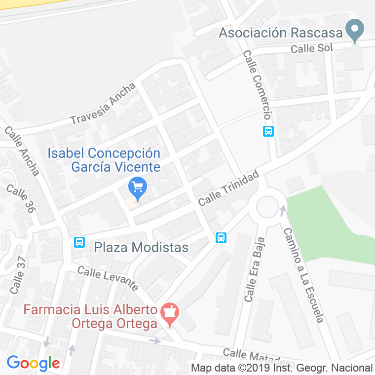 Código Postal calle Corbeta en Cartagena