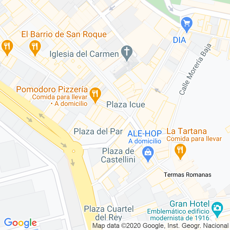 Código Postal calle Andalucia en Cartagena