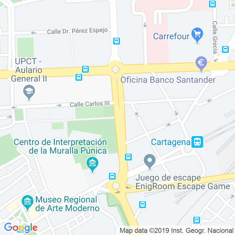 Código Postal calle Capitanes Ripoll en Cartagena