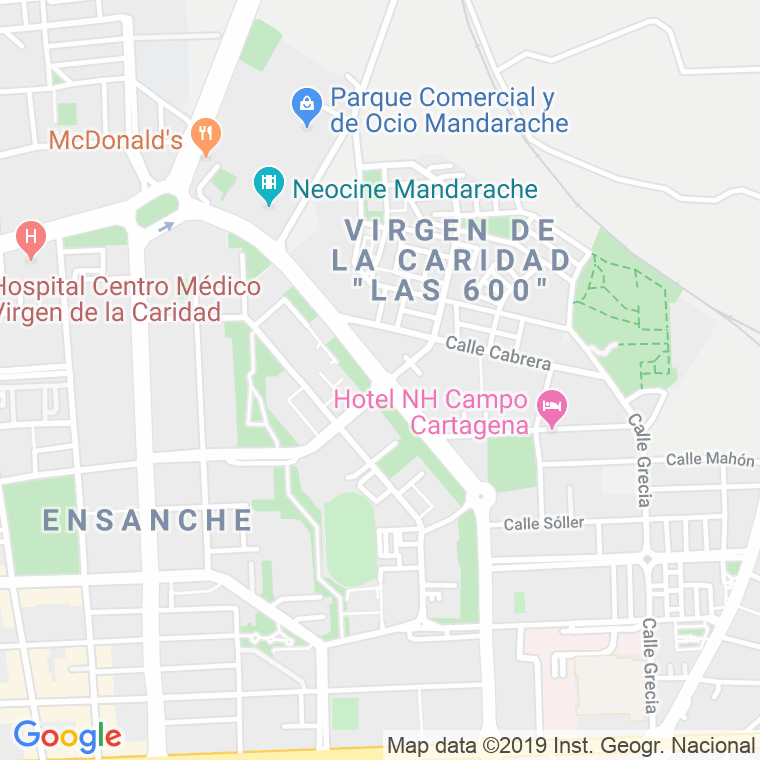 Código Postal calle Ciudad De La Union en Cartagena