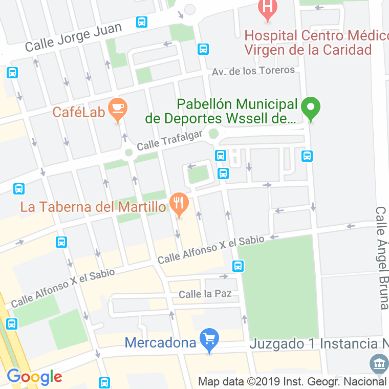 Código Postal calle Miguel De Unamuno en Cartagena