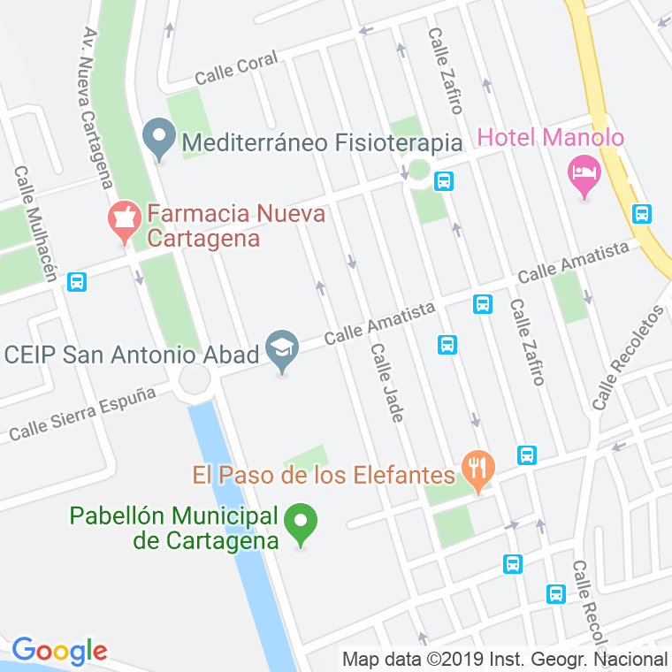 Código Postal calle Aguamarina   (Pares Del 2 Al 8) en Cartagena