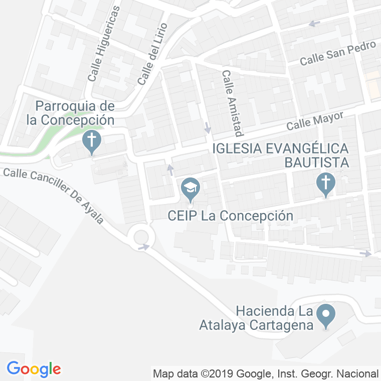 Código Postal calle Antonio Rosique en Cartagena