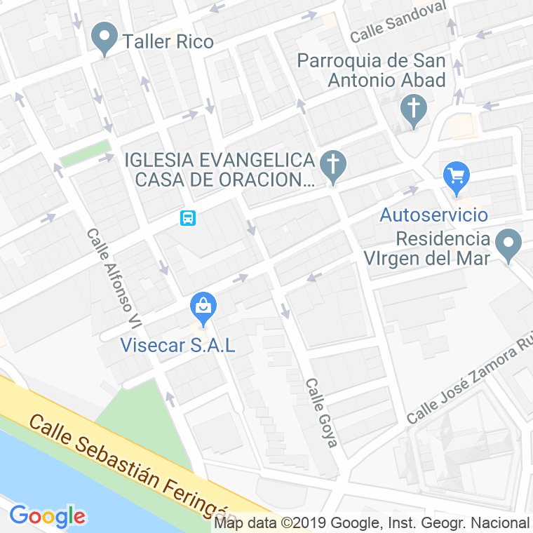 Código Postal calle Castillejos en Cartagena
