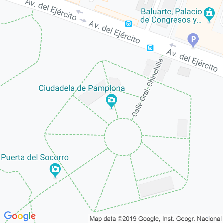 Código Postal calle Ciudadela en Pamplona