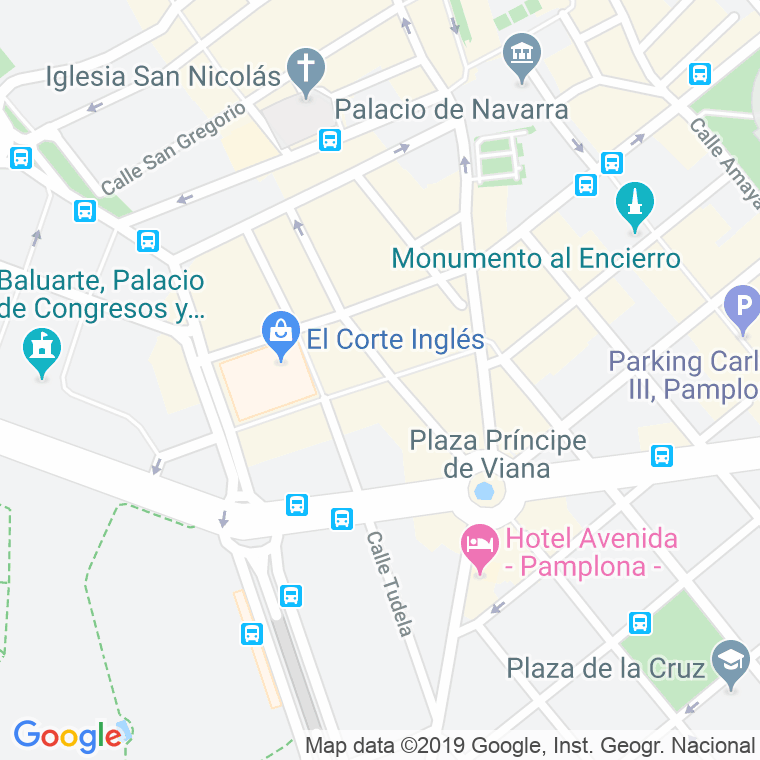 Código Postal calle Gartzia Ximenez en Pamplona