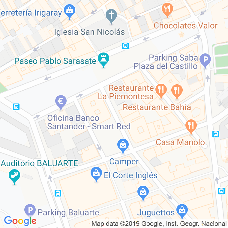 Código Postal calle Vinculo en Pamplona