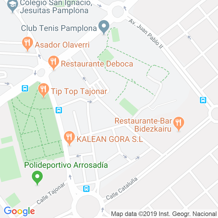 Código Postal calle Mutilva Baja en Pamplona