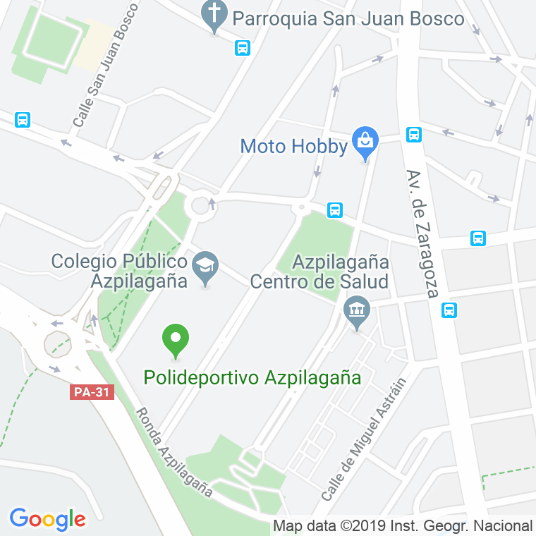 Código Postal calle Rio Alzania   (Impares Del 17 Al Final)  (Pares Del 12 Al Final) en Pamplona