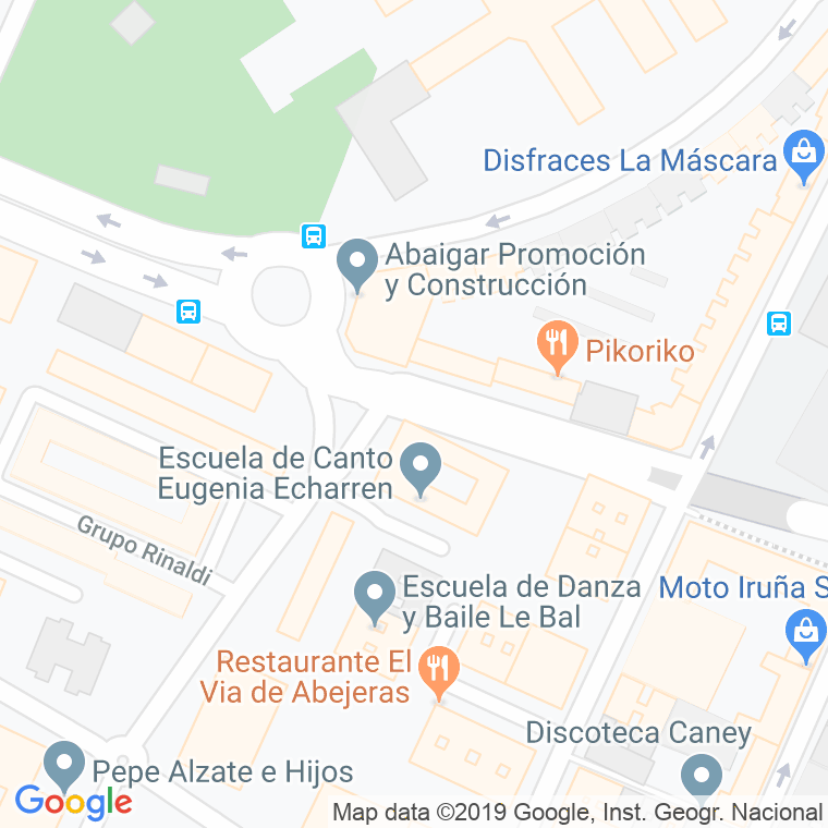 Código Postal calle Erletokieta en Pamplona
