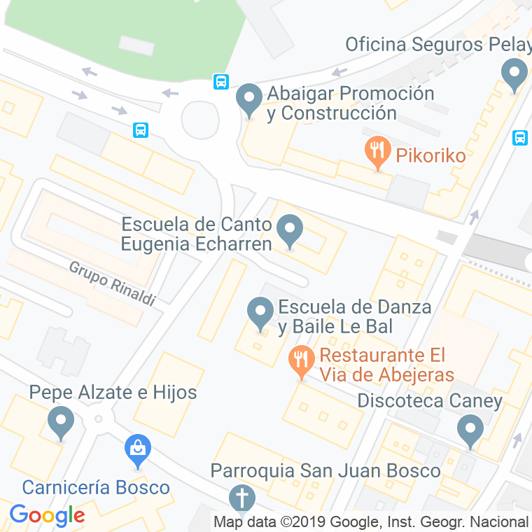 Código Postal calle San Juan Bosco, travesia en Pamplona