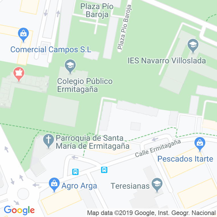 Código Postal calle Bartolome De Carranza en Pamplona