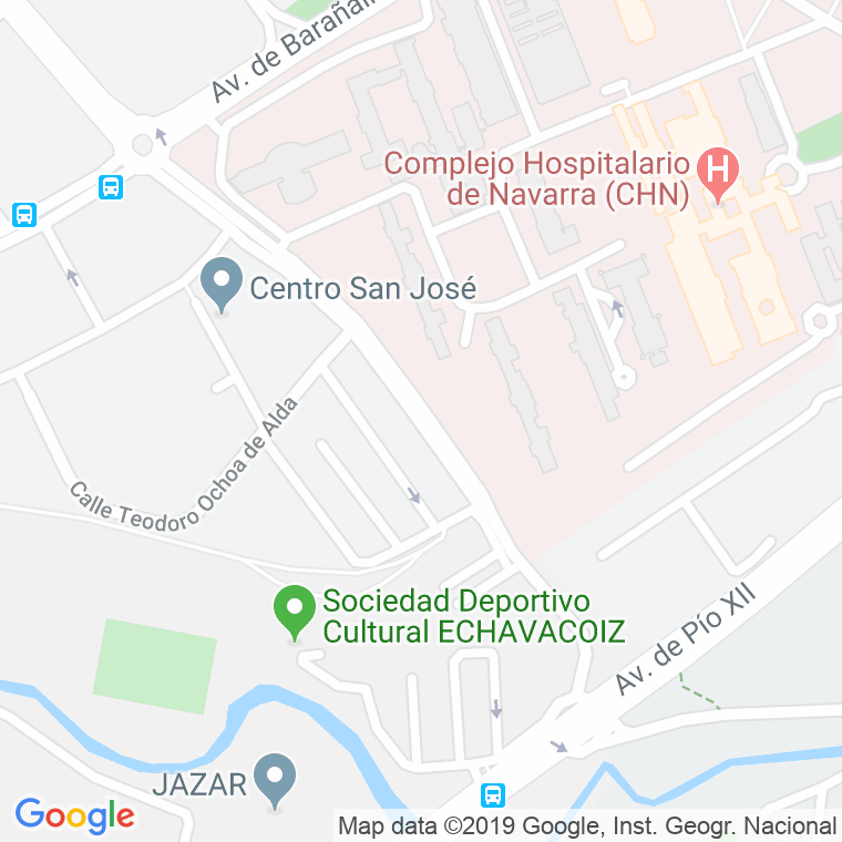 Código Postal calle Concepcion Benitez   (Pares Del 8 Al Final) en Pamplona
