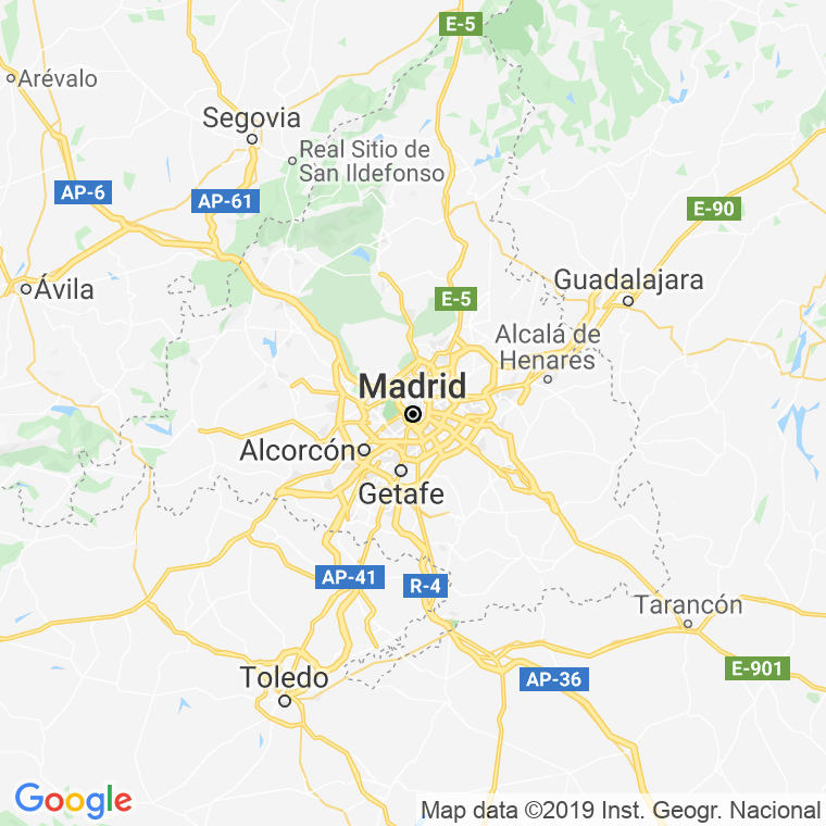 Código Postal calle Comunidad De Madrid en Pamplona