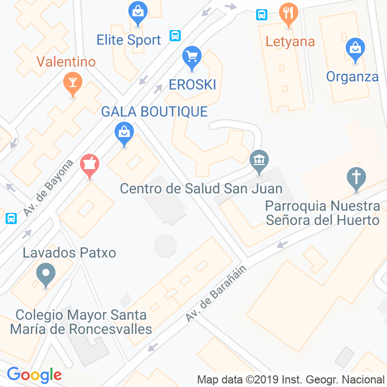 Código Postal calle Alloz, De, monasterio (Impares Del 1 Al Final)  (Pares Del 6 Al Final) en Pamplona