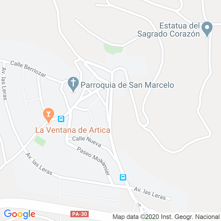 Código Postal calle Fuerte, carretera en Pamplona