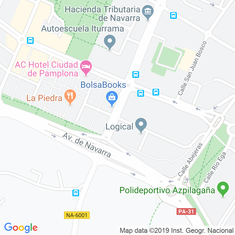 Código Postal calle Alfontso  Borrokalariaren en Pamplona