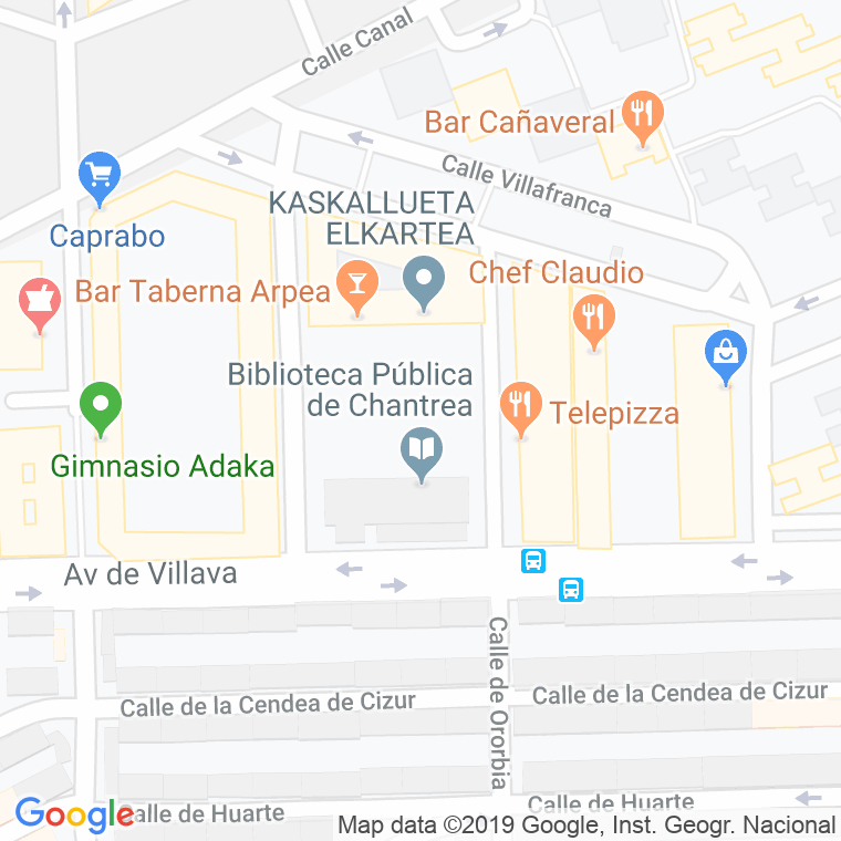 Código Postal calle Arriurdiñeta, plaza en Pamplona
