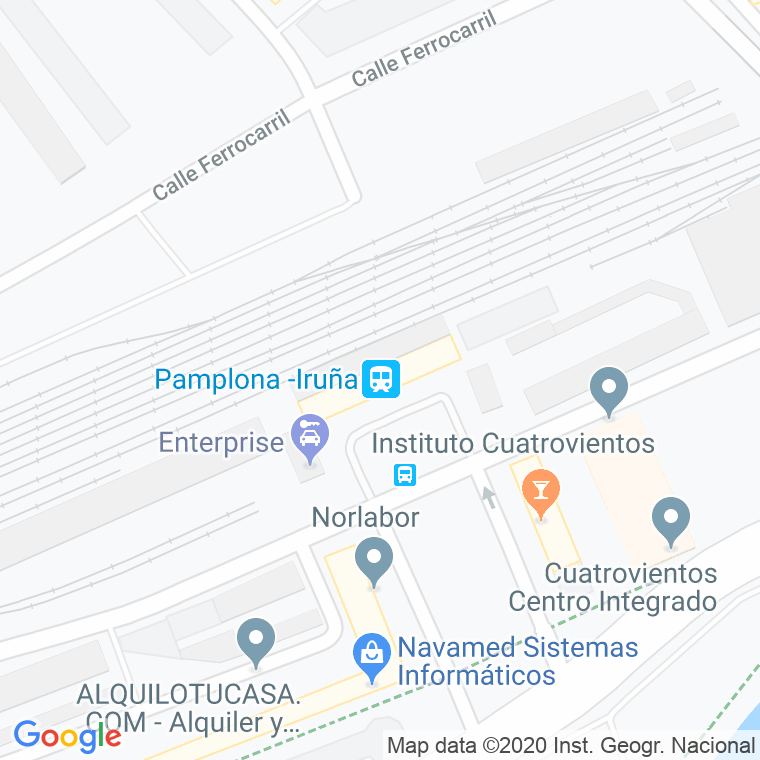 Código Postal calle Gares, plaza en Pamplona