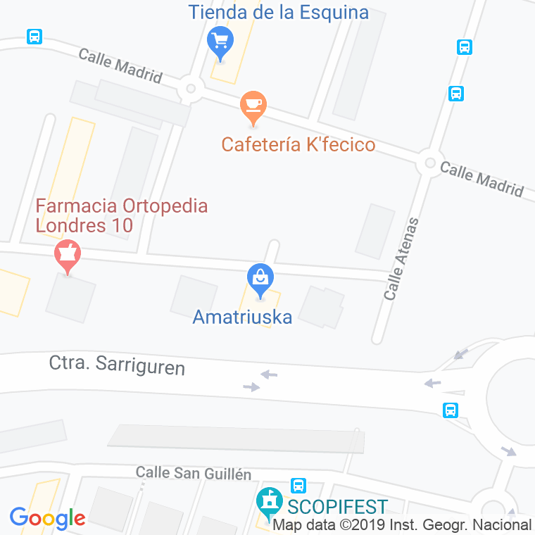Código Postal calle Poligono Erripagainako en Pamplona