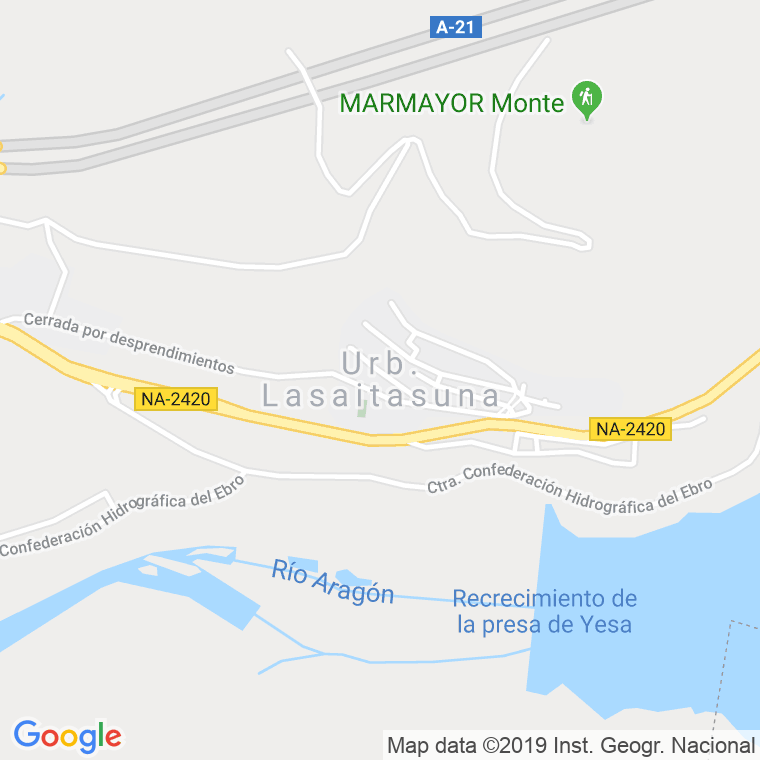 Código Postal de Urbanizacion Lasaitasuna en Navarra