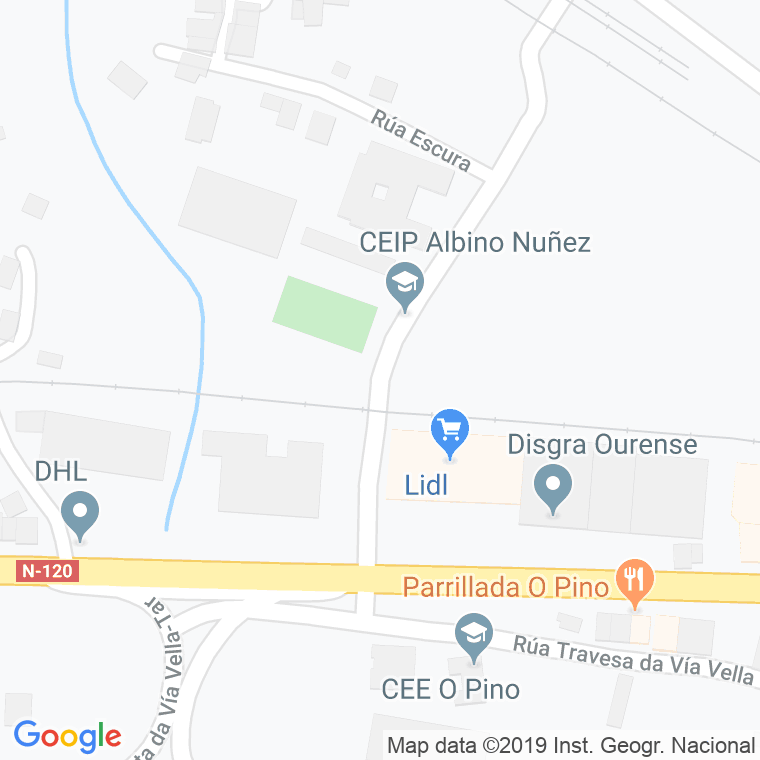 Código Postal calle Casardomato (Q. Canedo-ourense), lugar en Ourense