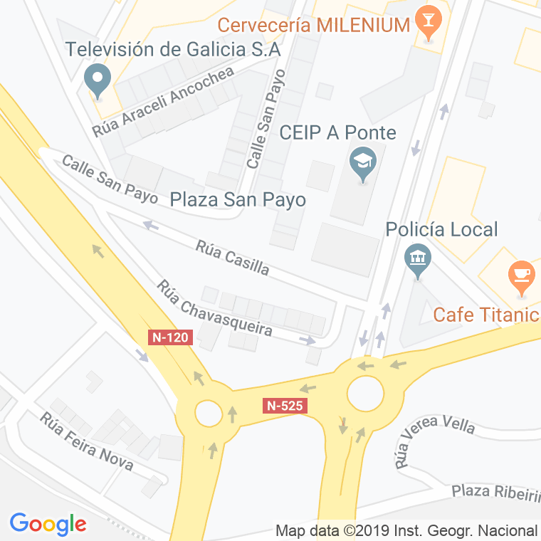 Código Postal calle Casilla, La en Ourense