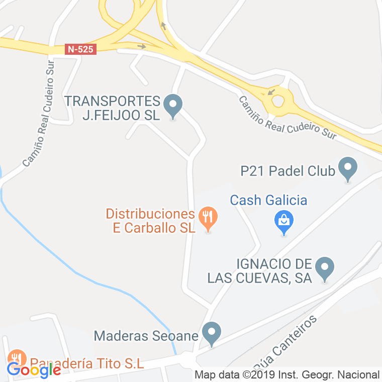 Código Postal calle Coiñas, As, zona en Ourense