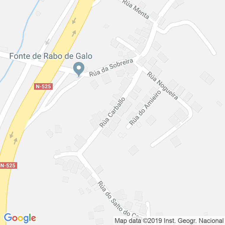 Código Postal calle Carballo en Ourense