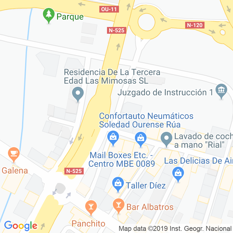 Código Postal calle Castro Canseco en Ourense
