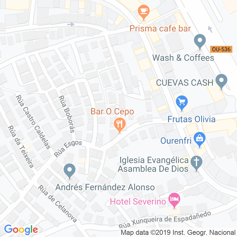 Código Postal calle Baltar en Ourense